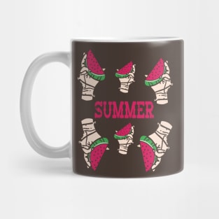 Hands holding a watermelon art | Best of Summer! Mug